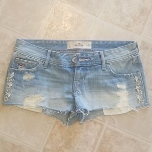 Hollister jean shorts